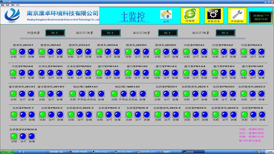 plc控制柜电气图主监控